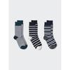 Uniqlo Japan Socks 3 Pair Stripe