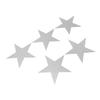 50PCS Glitter Star Paper Cutouts Double Sided Stars Decoration Cutouts Paper Wall Decor for