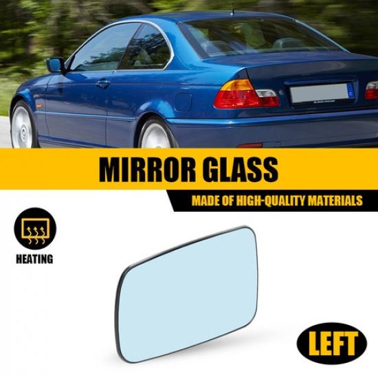 LH RH Mirror Glass Heated Blue For 2006 2007 2008 BMW 750I 750Li Base BM1325105 1x Left Heated Mirror Gla