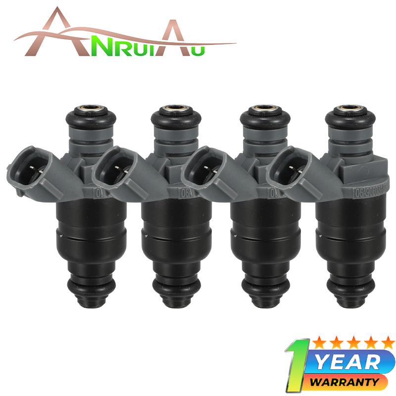 New 4PCS Fuel Injectors 06A906031BT For 2004-2016 Skoda Octavia VW Caddy III Kasten Kombi Golf Plus 5M1 521 Jetta III 1K2 Touran
