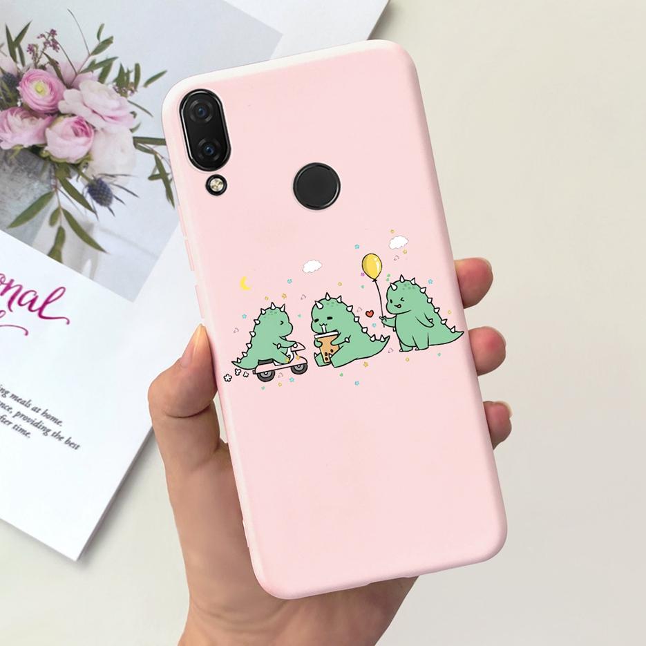 For Huawei Nova 3i Case INE-LX1 Cute Astronauts Cover Soft Silicone Phone Case For Huawei P Smart Plus 2018 Nova3i Fundas Bumper