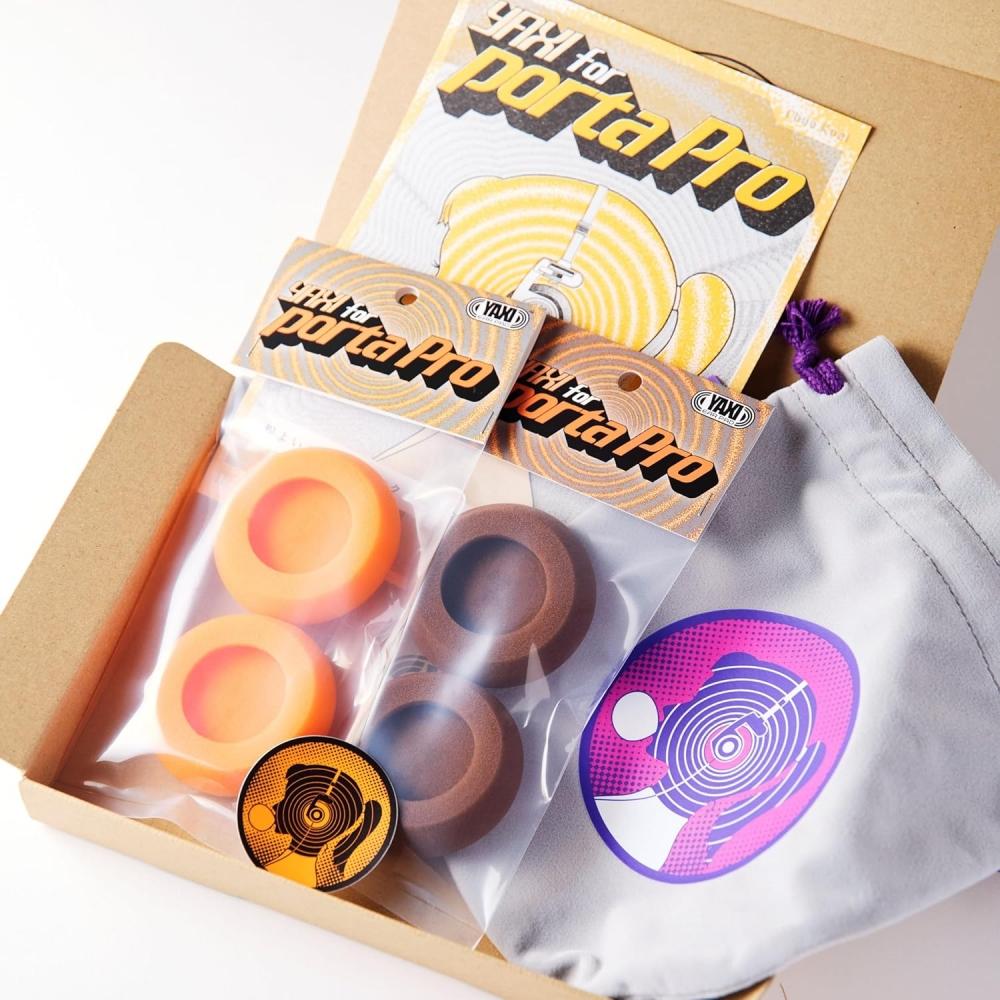 Амбушюры Yaxi для Koss Portapro 2 пары+чехол Оранжевый+коричневый +чехол Оранжевый+коричневый +чехол