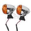 LED Turn Signal Indicators for Indian Scout Motorcycles - Amber Front & Rear Pair