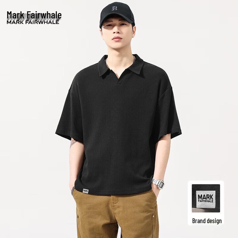 Mark Fairwhale Men s Ice Silk Cooling Loose Polo T-Shirt XL