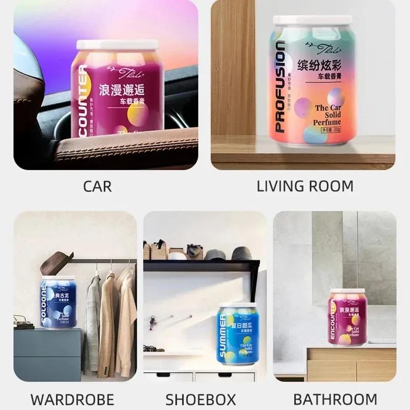 High End Car Aromatherapy Solid Balm Fragrance Deodorant Solid Ointment Air Freshener Lasting Fragrance Car Interior Accessories