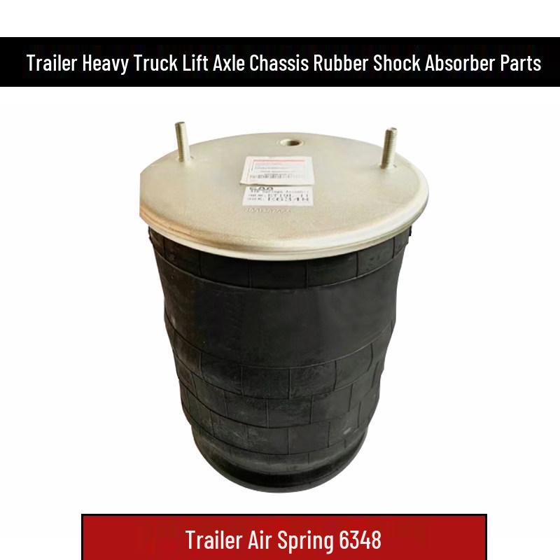 BPW Axle CIMC Trailer Heavy Truck Lift Axle Rubber Air Suspension Shock Absorber
