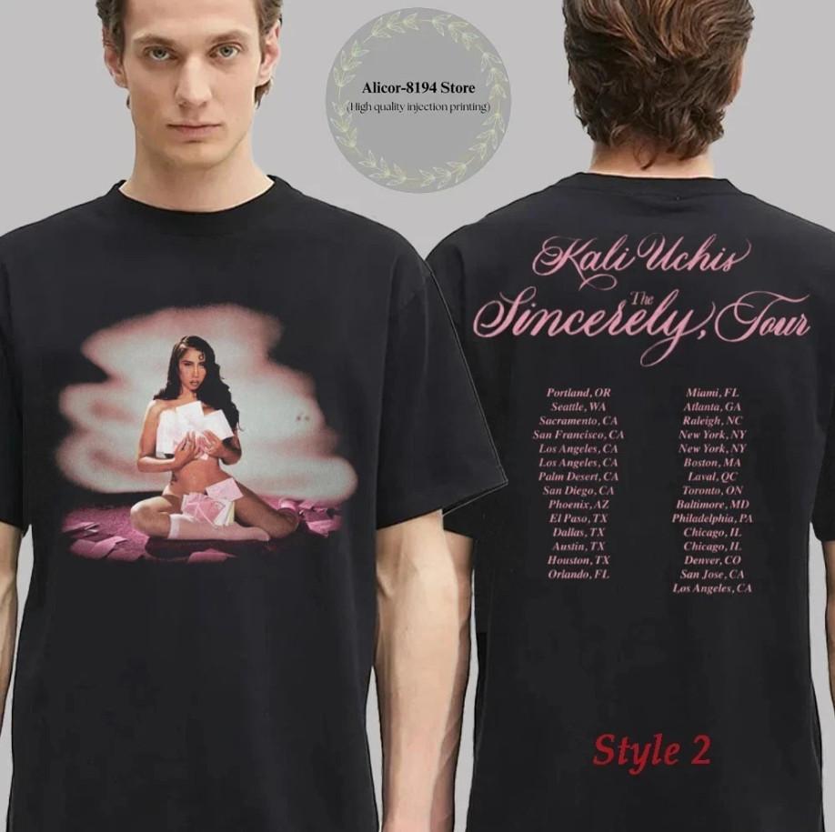 Kali Uchis The Sincerely Tour 2026 Date T-shirt size S-5XL M