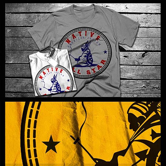 Native American T-shirt American Indian Indigenous Warrior Peacepipe Pride Tee