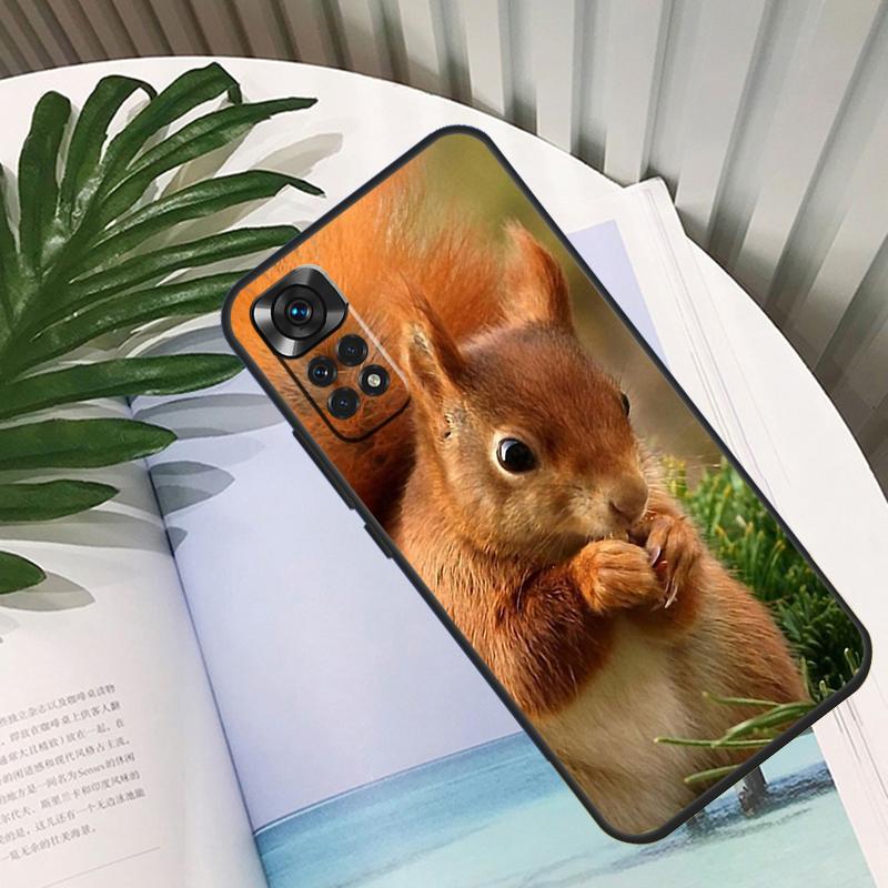 Squirrel Funda For Xiaomi Redmi Note 14 13 10 11 12 15 Pro Plus Case For Redmi 15C 14C 10C 12C 13C 15