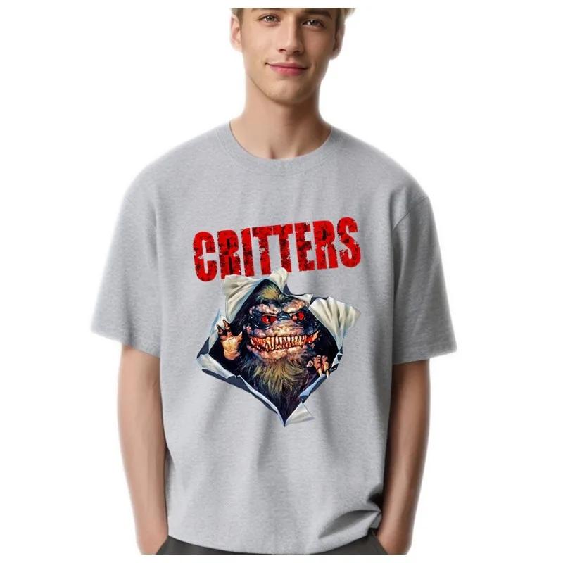 Critters the Movie T Shirt Men Fashion Men T Shirt Tee Print Short Sleeve Tshirt Women Top Luxury Brand Cotton T-Shirt Clothes