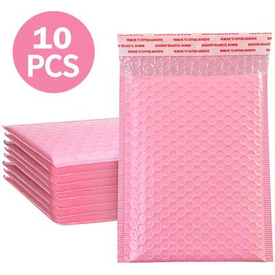 10ks bublinkových poštovních schránek Polstrované obálky s podšívkou Poly Mailer Samolepící