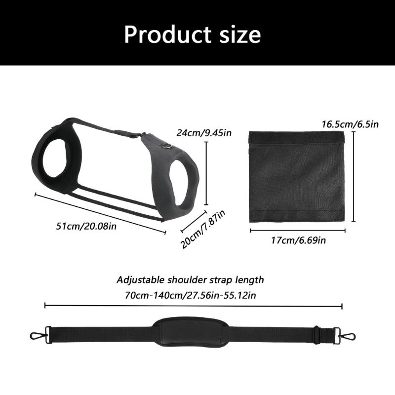 Protector Cover With Adjustable Shoulder Strap for Boombox 4 Portable Speaker Scratch Resistant Sleeve Case