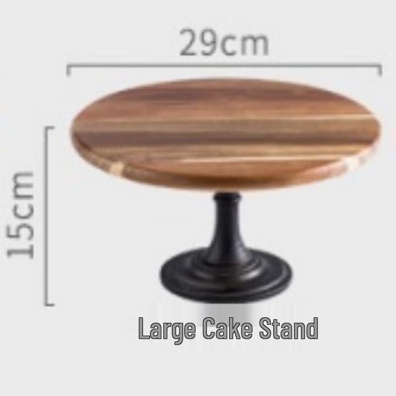 

Acacia Wood Cake Stand & Dessert Display Tray
