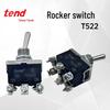 TEND T522B Toggle Switch, 15A 250V, Two-Position, Self-Locking Rocker Switch, Brand New.