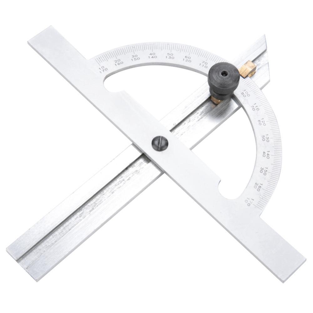 Engraved Markings Angle Ruler Tool 100x150mm Size Measuring & Gauging Tool Metalworking