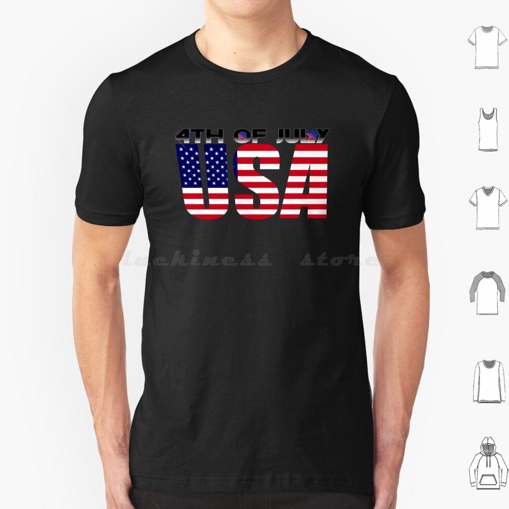 4. Juli T-Shirt Baumwolle Herren Damen DIY Druck 4. Juli Tag USA Amerikanischer Stolz Rot Weiß Blau Patriotische Sterne Und