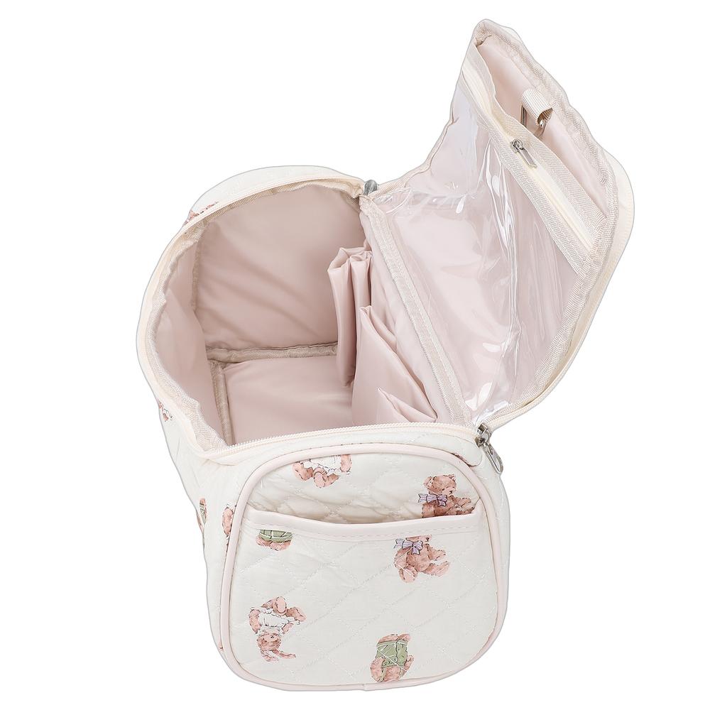 Hair Tools Travel Bag Shockproof Hair Dryer Accessories Storage Case with Metal Hanging Hook Large Capacity Organizer