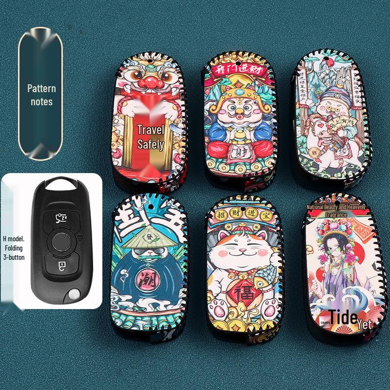 Buick Excelle, Verano, Envision, Enclave, GL8, LaCrosse, GL6, Regal Key Case: High-End Car Key Shell