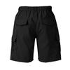 Men's Cargo Shorts with 6 Pockets, Elastic Waist and Button Closure, Color Casual Shorts for Summer Everyday Wear