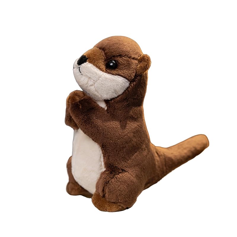

[Super cute] Otter stuffed animal praying with hands together body pillow 20cm smooth and soft touch Perfect as a gift