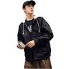 Anta Comfortable Casual Simple Loose Hooded Jacket Men Jackets Basic-Black 952438603-3