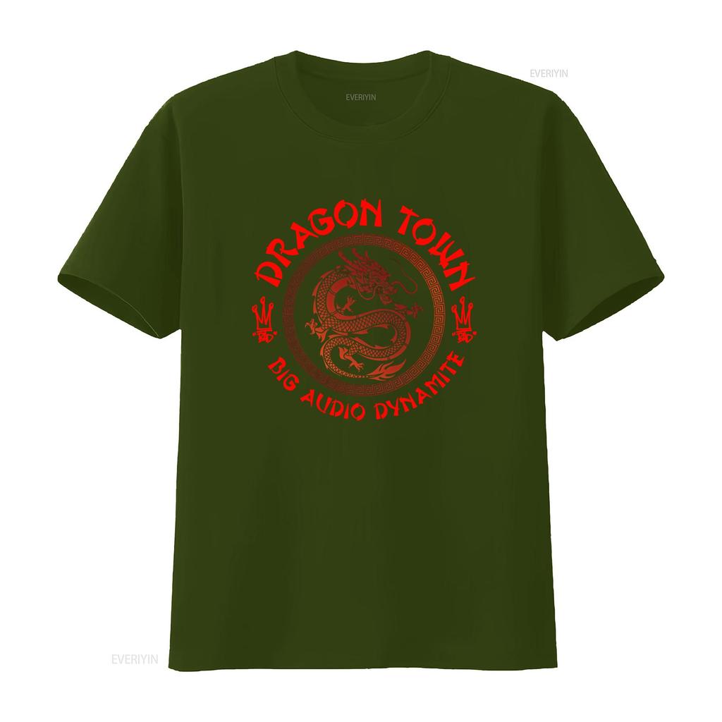 Dragon Town Big Audio Dynamite Mens T Shirt Made In Australia Sizes S To 2XL Featuring Bold Design for a Unique Look Vintage