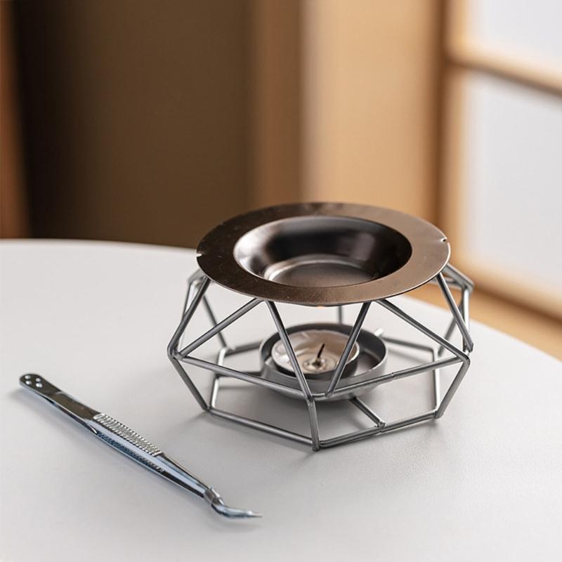 Wax Melt Burners Essential Oil Burners,Iron Oil Burners Tealight Wax Warmer Aromatherapys Holder Candle Scented Diffuser