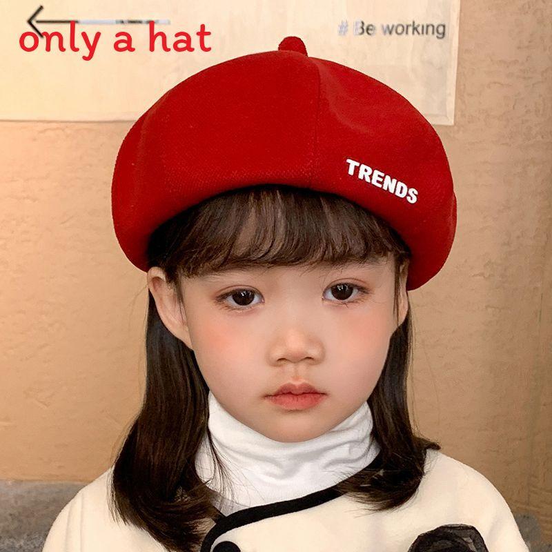 Childrens Wool Beret Hat With Warm Fleece Lining For Winter Kids Girls