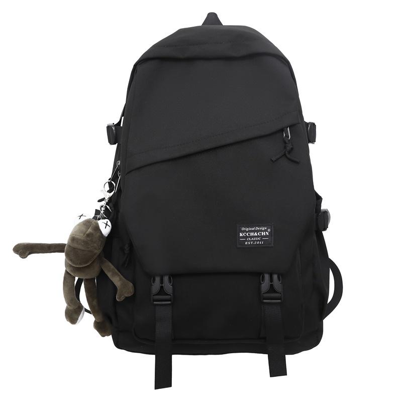 

Школьная сумка для младших и старших классов, дорожный рюкзак для студентов колледжа чёрный