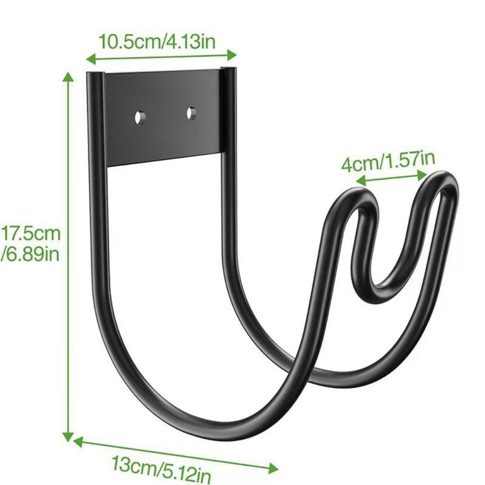 Wall Mount Water Hose Rack Rust Proof Flex Hose Hanger Tool Holder Garden Water Pipe Hook  Outdoor
