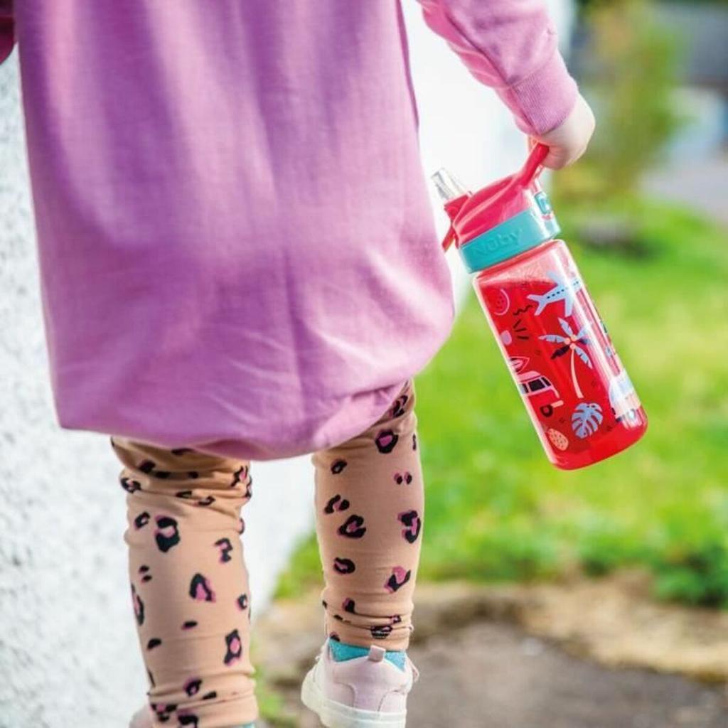 Training Glass Nûby Pink Rose 540 ml