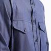 Emporio Armani Solid Color Chest Pocket Single-Breasted Long Sleeve Shirt Men Shirts Blue 3D1CP1-1DAAZ-10941