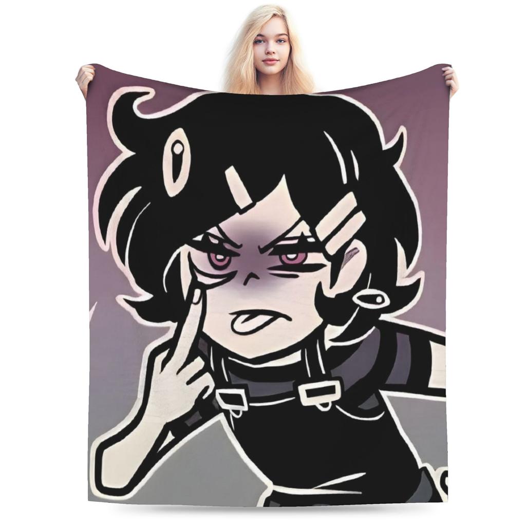 TCOA-The Coffin Of A-Andy And Leyley Throw Blanket Warm Soft Funny Blanket For Living Room Travel Flannel Bedspread Bed Cover