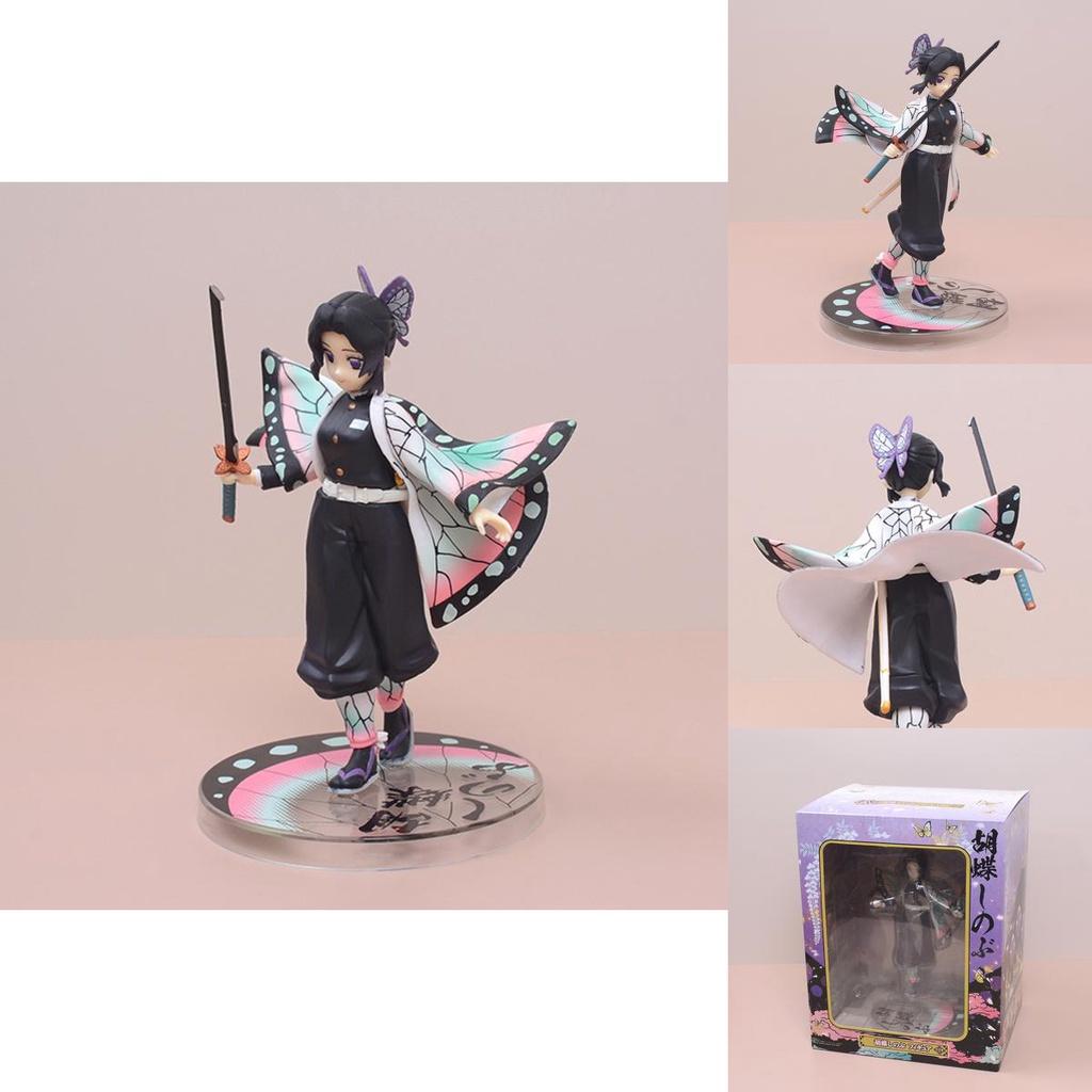 17.5cm Kochou Shinobu Demon Slayer Pvc Action Figure Collectible Cake Topper