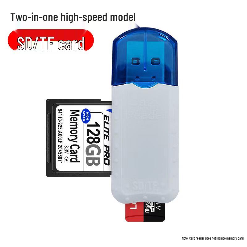 

Високошвидкісний USB 3.0 кардрідер 2-в-1: Флеш-накопичувач для комп ютерів, сумісний з SD, TF, Type-C