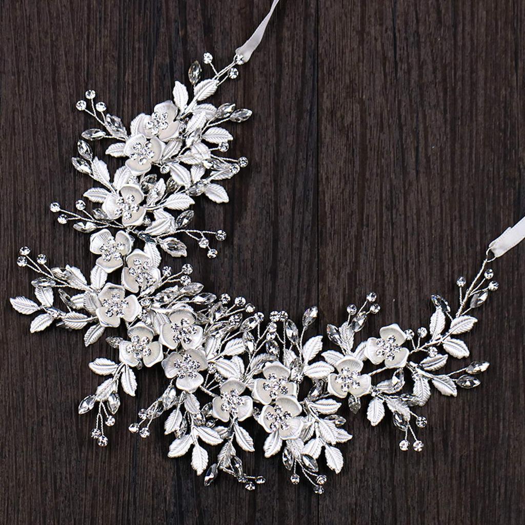 Leaf Flower Flower Wedding Bride Hair Ornament Head Dress Reception Wedding Party [J's Select]