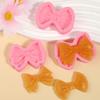 3 Pcs Exquisite Bow Chocolate Silicone Molds Cute Three-Dimensional Bow Cake Decoration Fondant Molds, for Birthday Party Cupcake Toppers Cookies
