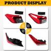 Left Rear Tail Light Assembly for Honda Civic 2025-2025 LX, EX, SI, Touring, Driver Side, 33550T20A01