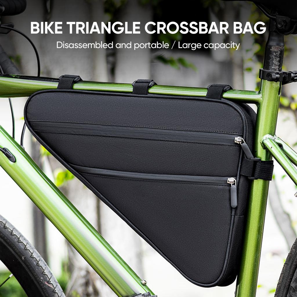 Fahrrad Rahmentasche 2.3L Reflektierend Nachtfahrt Sicherheit Werkzeugaufbewahrungspack Fahrradtasche