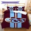 Biancheria da letto con motivo Trabzonspor, Set piumone Copripiumone Federa Regalo di compleanno per la casa(1 * copripiumino + 2 * federa, senza nucleo)