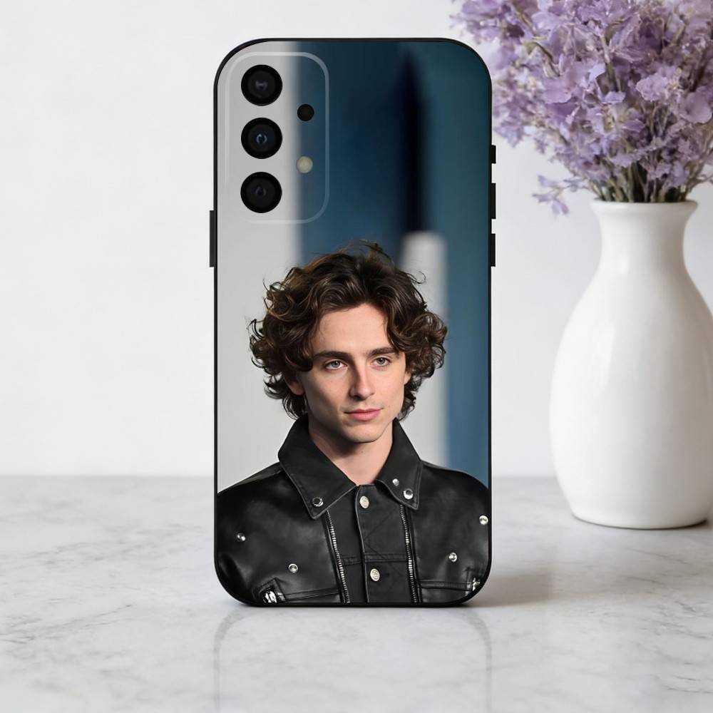 

T-Timothee C-ChalametS Phone Case For Samsung Galaxy A73,A72,A71,A70,A53,A52,A51,Soft Silicone Black Cover Samsung a30 a20
