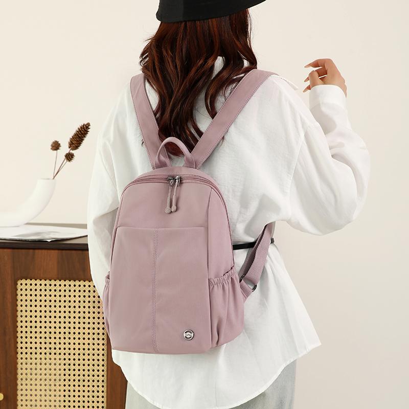 Women's Backpack Large Capacity Solid Color Backpack