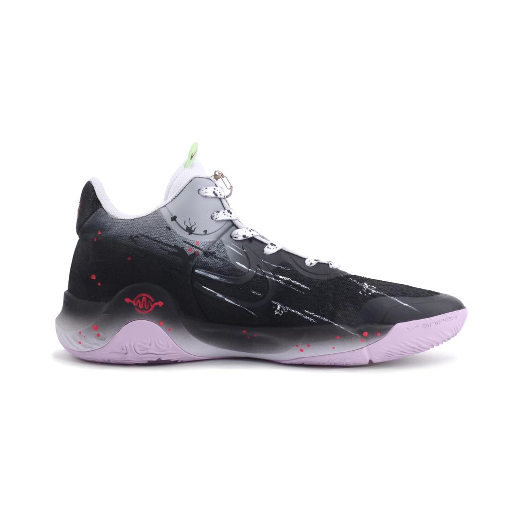Nike KD Trey 5 IX Sickles Messenger Mid Top Basketball Shoes Unisex Black Red DJ6922-100(Team296-)