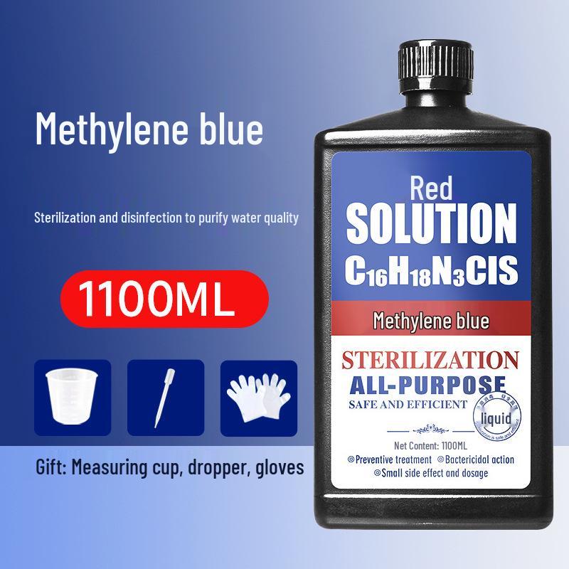 Methylene Blue Solution for Aquaculture: Large Barrel for Fish Tank Disinfection and Water Purification