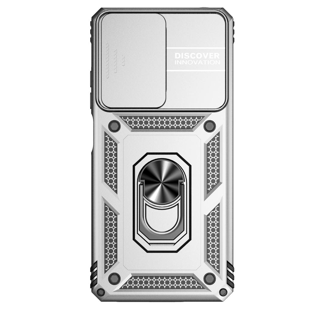 Určeno pro Xiaomi Redmi Note 12 Pro (5G)/ Pouzdro na telefon Xiaomi Poco X5 Pro Armor s kovovým kroužkem a stojánkem, ochrana objektivu fotoaparátu a nárazuvzdorné pouzdro