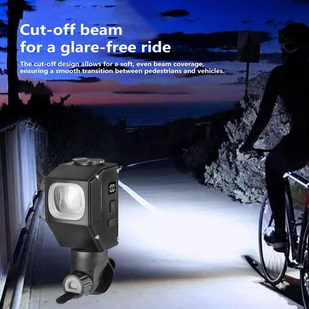 Bicycle Lights Lamp 2000Lumen Wireless Front Bike Flashlight With 8 Modes For Cycling Night Kids Cruiser Scooter Skateboard