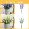 Stunning Lavender Plastic Bouquet With Realistic Appearance For Home Decor