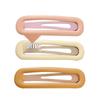 Morandi Color Hair Clip for Women - Trendy Square Side Bangs and Headdress Accessory