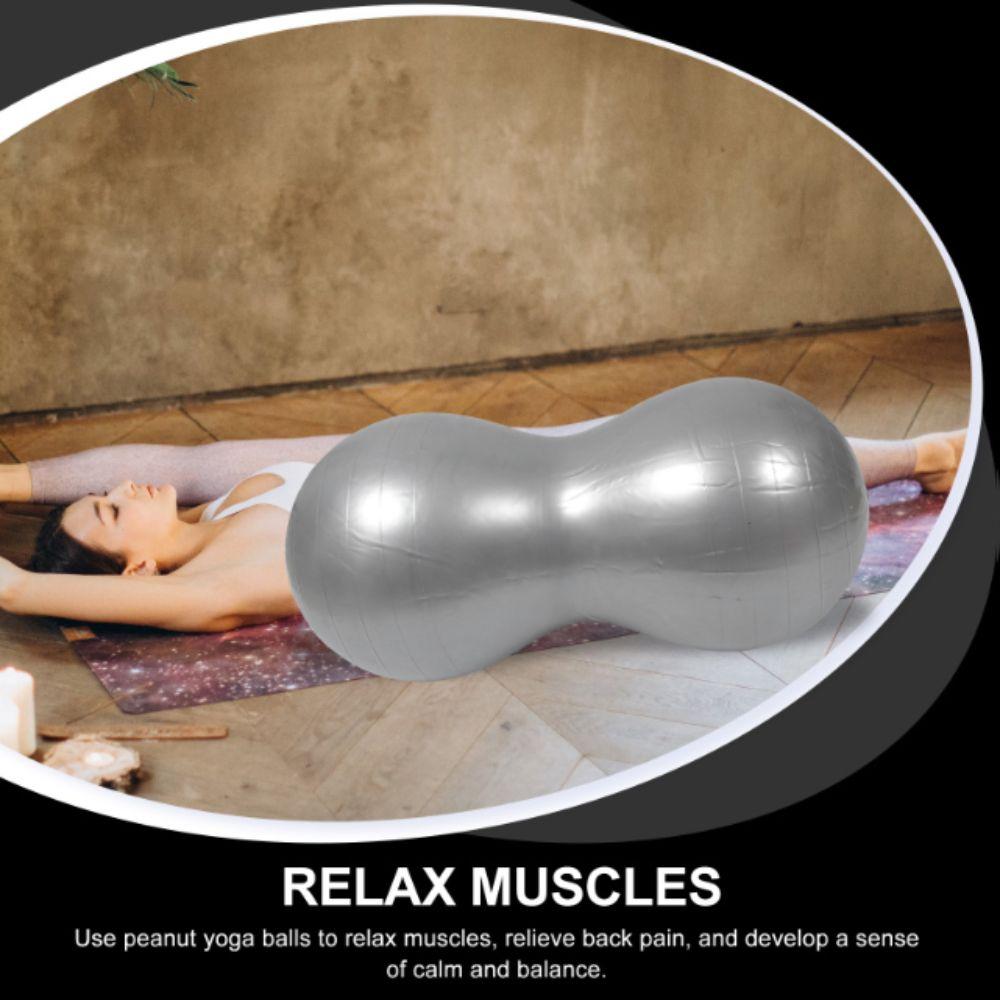 PVC Material Explosion-proof Yoga Ball Thickened Inflatable Pilates Yoga Ball  Home Exercise