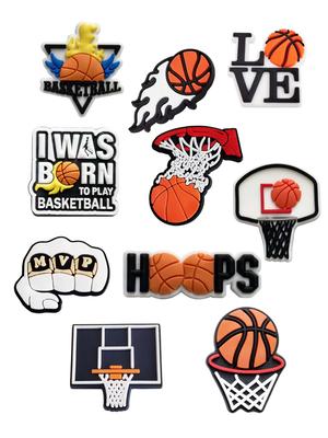 Jibbitz Basketball Sport Ball 10 Pcs Accessories Crocs Decoration